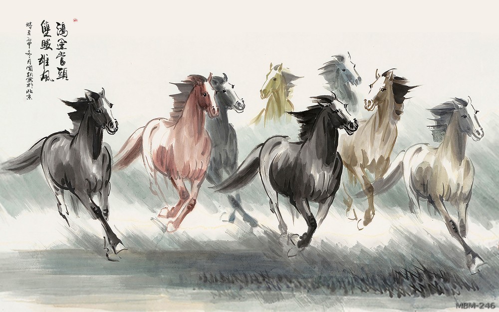 Tranh bát mã MBM-246